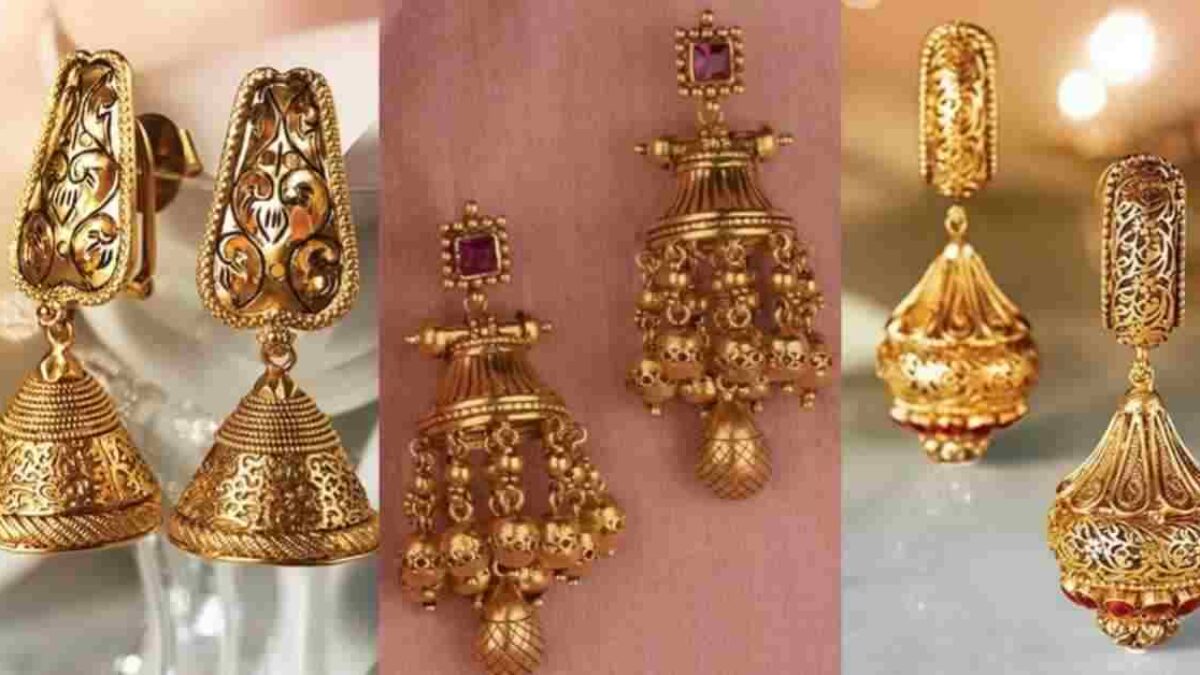 These gold earrings are best for daily wear